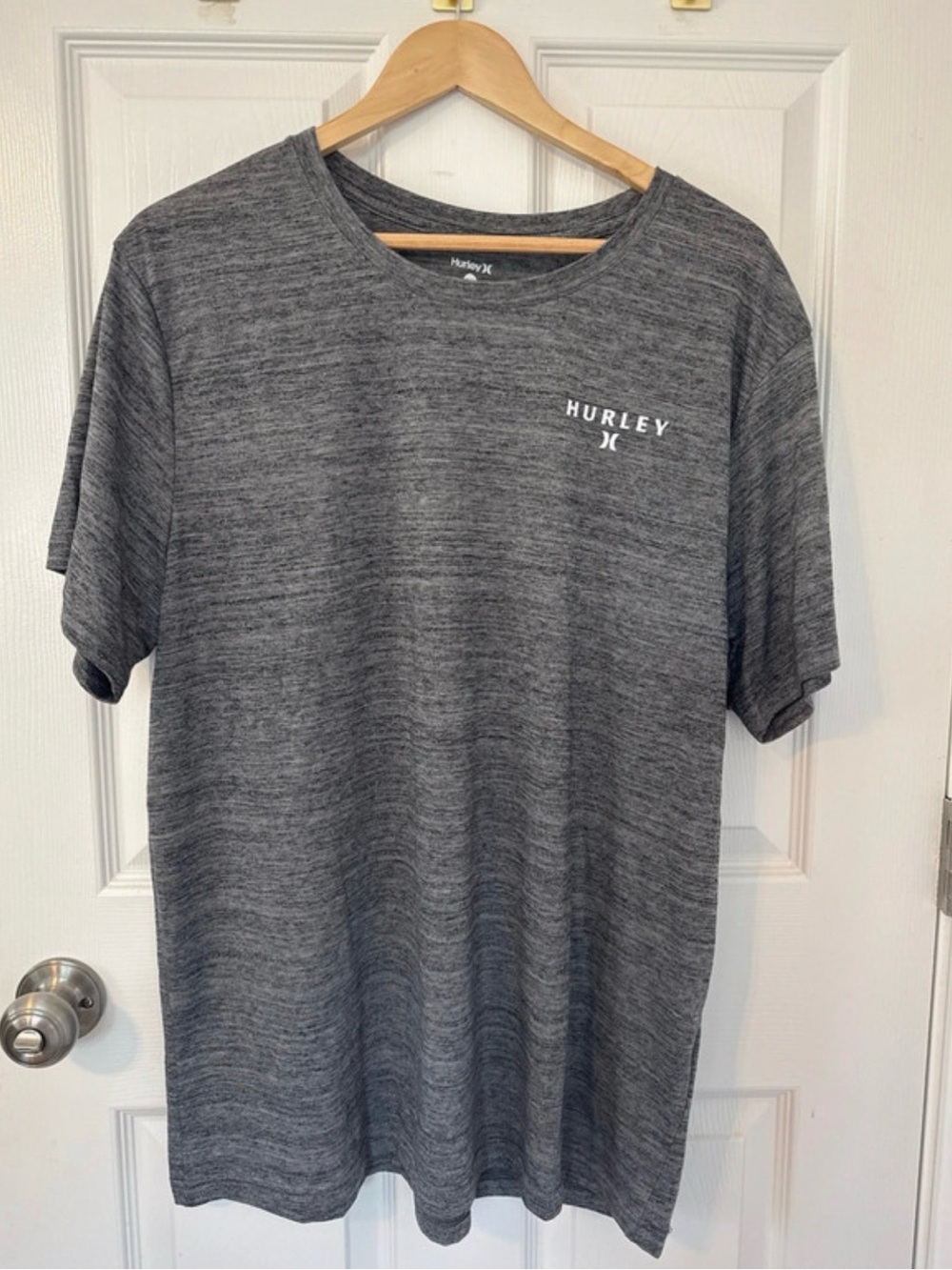Hurley Gray Heather Short Sleeve Crew Tee